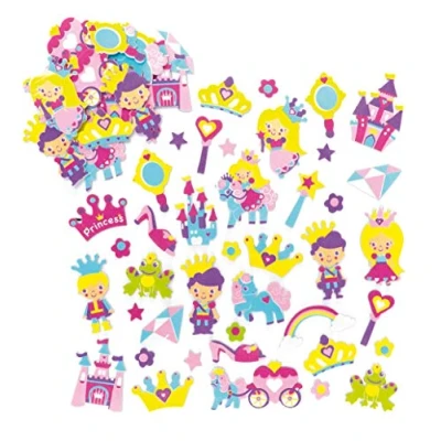 Afbeelding van Baker Ross Prinsessenstickers van schuim (120 stuks) knutselen voor kinderen
