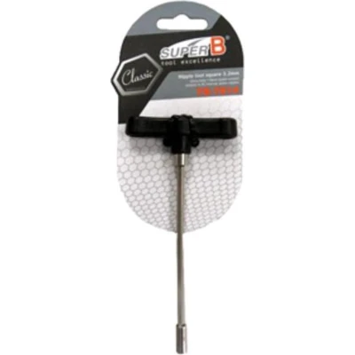 Afbeelding van Gereedschap superb spaaknippelsleutel vierkant 32mm breed 110mm lang ZWART