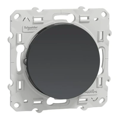 Afbeelding van Schneider Electric S540204 Odace wisselschakelaar antraciet