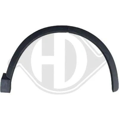 Afbeelding van DIEDERICHS 1065163 Verbreding, spatbord Links voor AUDI: Q3