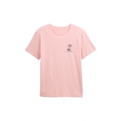 Afbeelding van Tom Tailor T shirt Heren 3XL Rose Katoen 1046755