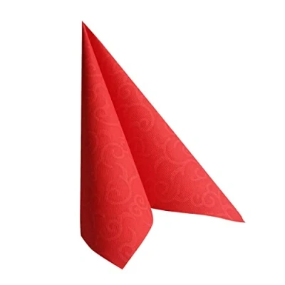 Afbeelding van PAPSTAR 84879 servetten Royal Collection rood 40 x cm 50 stuks