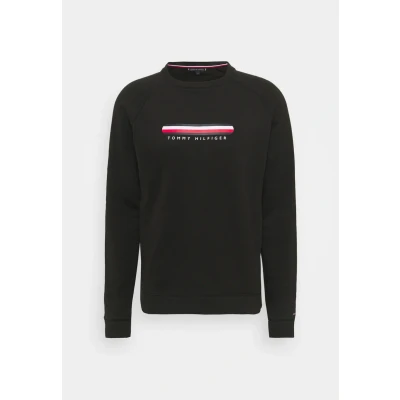 Afbeelding van Tommy Hilfiger Track Pyjamashirt, Heren, Maat: Small, Black