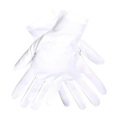 Afbeelding van Boland Handschoenen pols Basic Wit Volwassenen Unisex Goochelaar Glitter and Glamour