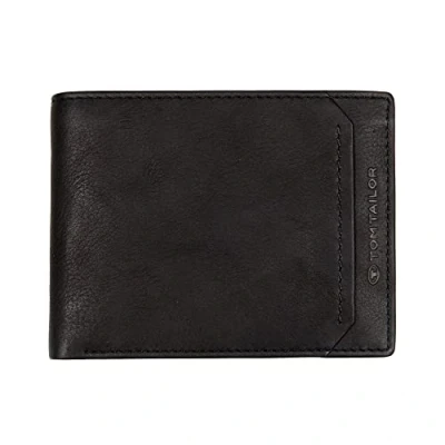 Afbeelding van Tom Tailor Sam horizontale RFID portemonnee heren black