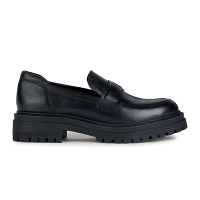 Afbeelding van Geox Iridea Instappers, Dames, Maat: 40, Black Leer