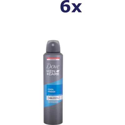 Afbeelding van 6x Dove Deospray Men Care Cool Fresh 250 ml