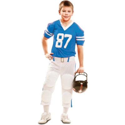 Afbeelding van Kostuums voor Kinderen My Other Me Blauw Rugby Speler Maat 3 4 Jaar