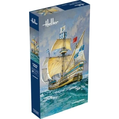 Afbeelding van 1:150 Heller 80841 La Grande Hermine Ship Plastic Modelbouwpakket