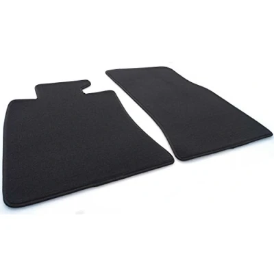 Afbeelding van kh Teile Mini R55 R56 automatten (velours) originele kwaliteit 2 stuks voorzijde zwart