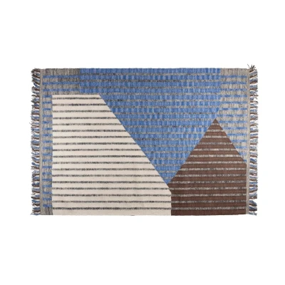 Afbeelding van Hampton vloerkleed 160x230 cm blauw