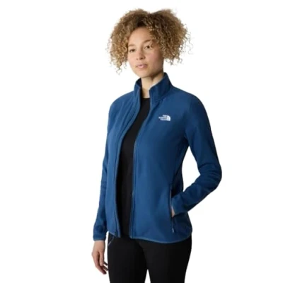 Afbeelding van The North Face 100 Glacier Fleecejas, Dames, Maat: XS, Shady blue