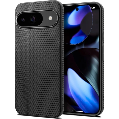 Afbeelding van Spigen Liquid Air Hoesje Geschikt voor Google Pixel 9 / Pro Back Cover Flexibel TPU Zwart