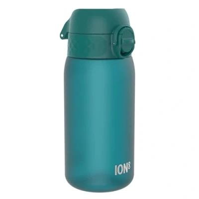 Image de ION8 Gourde Enfant, 350ml, Anti Fuite, Facile à Ouvrir, Verrouillage Sécurisé, Lavable en Lave Vaisselle, Sans BPA, Poignée de Transport, Nettoyer, Carbone Neutre, Aqua