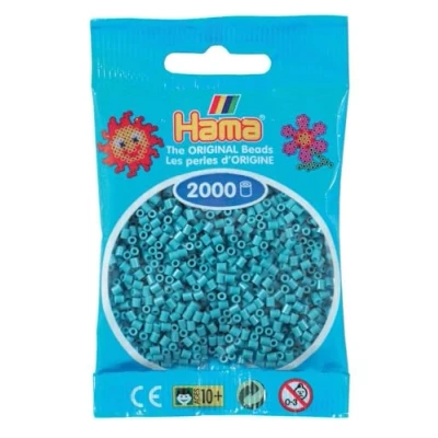 Afbeelding van Hama mini perler 2000stk turkis