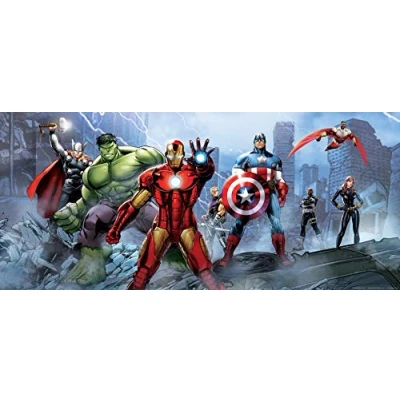 Image de Poster géant équipe Avengers Marvel