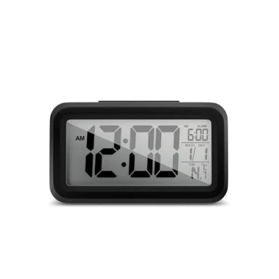 Afbeelding van Mebus 42435 Wekker Kwarts Zwart Groot display