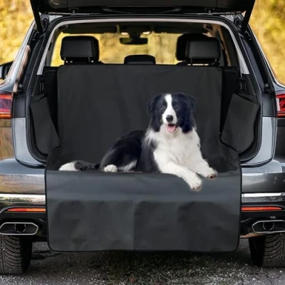 Afbeelding van BYZESTY Kofferbakbescherming voor honden, met zijbescherming, waterdicht, stationwagen