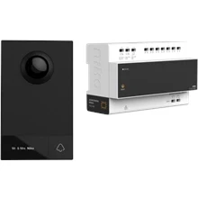 Afbeelding van Niko, videofoon kit, 2 draads, met controller en buitenpost, voor opbouw, 1 beldrukknop