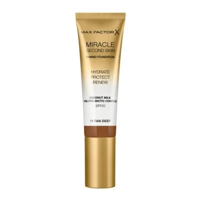Afbeelding van Max Factor Miracle Second Skin Foundation 11 Tan Deep