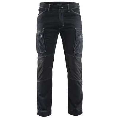 Image de Pantalon services denim stretch marine/noir