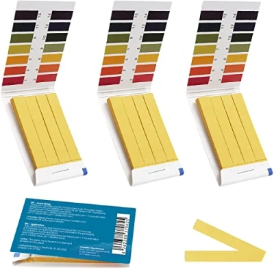 Afbeelding van 240 stuks teststrips, pH waarde 1 14, indicator, zonnebloempapier, voor water, aarde, dranken en andere stoffen (universeel)
