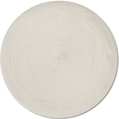 Afbeelding van Zeller Placemat 1 stuks creme geweven 38 cm kunststof