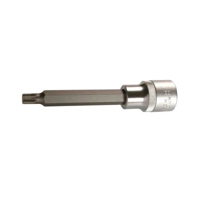 Afbeelding van SW Stahl 05204SB Steeksleutelelement 1/2 Spline M12 Chroom vanadium staal Binnen veeltandig Lang