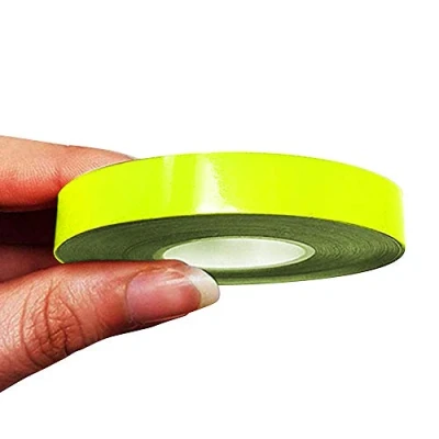 Afbeelding van 4R Quattroerre.it 10502 Trim Stripes plakstrips voor auto&#039;s, fluorescerend geel, 10 mm x MT