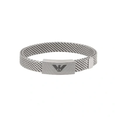Afbeelding van Emporio Armani Eagle Armband silvercoloured, Heren, Maat: One Size, Silver coloured
