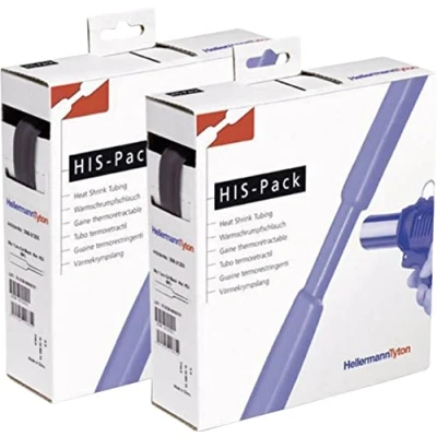 Afbeelding van HellermannTyton 300 30640 Krimpkous zonder lijm Zwart 6.40 mm 3.20 Krimpverhouding:2:1 5 m