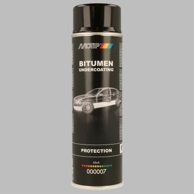 Afbeelding van Motip Bitumen Undercoating Zwart Spray 500 ml