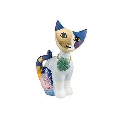 Afbeelding van Goebel Kattensculptuur, porselein, meerkleurig, 8 cm