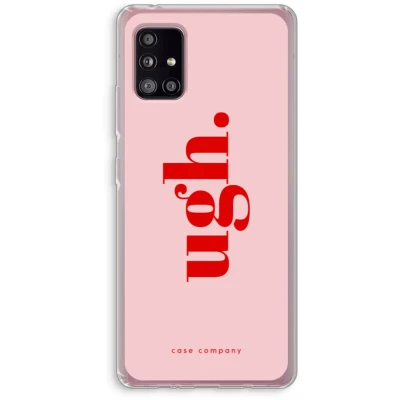 Afbeelding van Case Company® hoesje geschikt voor Samsung Galaxy A51 5G Ugh Soft Cover Telefoonhoesje Bescherming aan alle Kanten en Schermrand