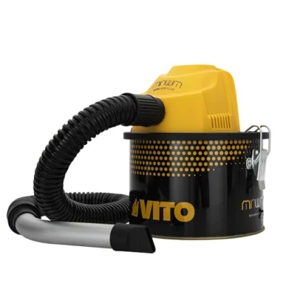 Afbeelding van VITO VIAC4 mini pelletstofzuiger, 800 W, aszuiger ook geschikt voor barbecues, kleine ovens, HEPA filter, aluminium buis, kwaliteitsversie
