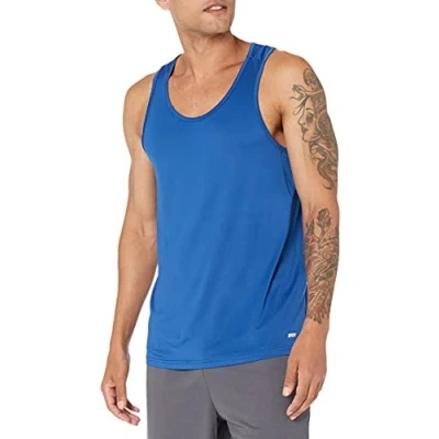 Image de Amazon Essentials T shirt débardeur Tech Stretch pour homme, bleu vif, XXL