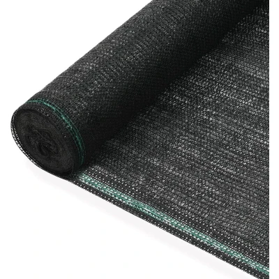 Afbeelding van Tennisscherm 1X25 M Hdpe Zwart