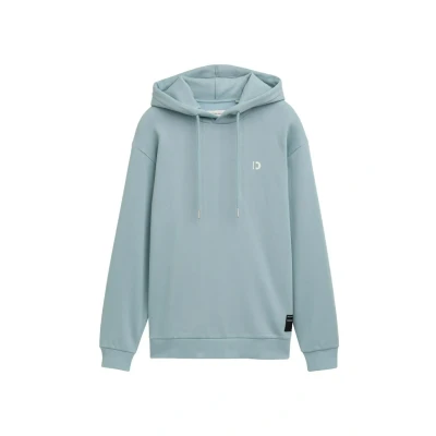 Afbeelding van TOM Tailor Denim MIT Logodetails Hoodie, Heren, Maat: XL, Light grey mint
