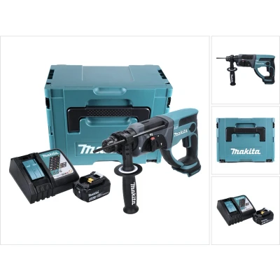 Afbeelding van Makita DHR 202 RF1J accu combihamer 18 V 2.0 J SDS Plus + 1x oplaadbare 3.0 Ah lader Makpac