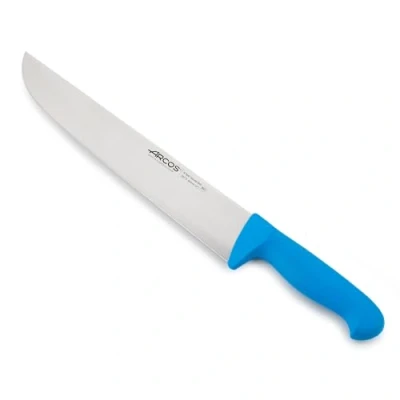 Afbeelding van Arcos Serie 2900 Steakmes 30,5 cm Nitrum roestvrij staal lemmet blauw polypropyleen handvat