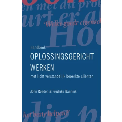 Afbeelding van Handboek oplossingsgericht werken met licht verstandelijk beperkte clienten