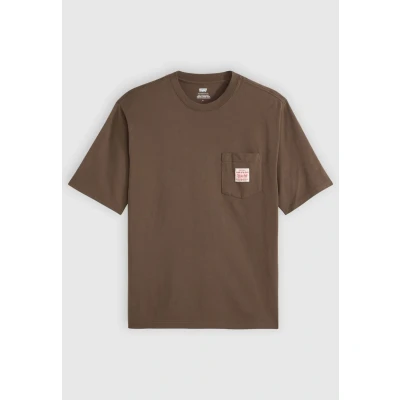 Afbeelding van Levi&#039;s Workwear T shirt Men&#039;s S Bruin / Bracken