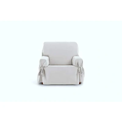 Afbeelding van Hoes voor stoel Eysa LEVANTE Wit 100 x 110 120 cm