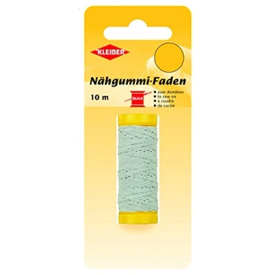 Afbeelding van Kleiber Elastisch naaigaren, 60% rubber, wit, 1000 x 0,05 cm