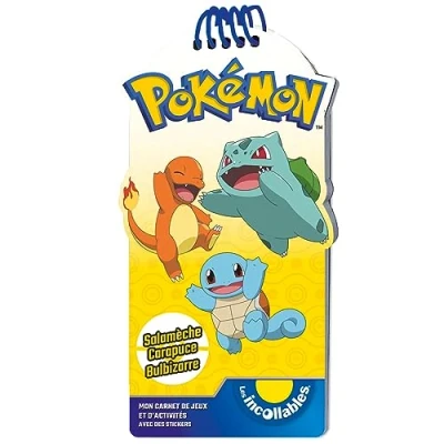 Afbeelding van Pokemon mon carnet creatif salameche carapuce et bulbizar