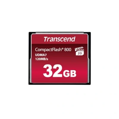 Afbeelding van Transcend TS32GCF800 32GB CompactFlash 800 MLC NAND Flash chips