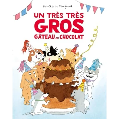 Afbeelding van UN TRES GROS GATEAU AU CHOCOLAT