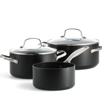 Afbeelding van Greenpan Copenhagen 3 delige Pannenset Met Keramische Antikleeflaag 16/18/20cm