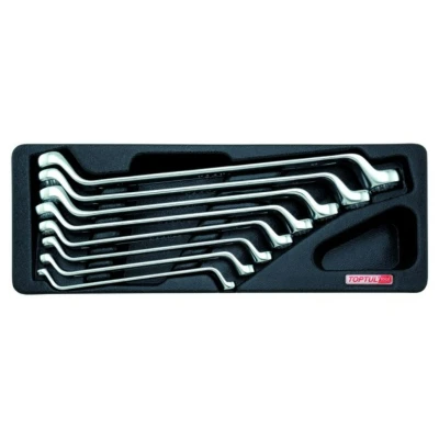 Afbeelding van TOPTUL GAAT0802 Gereedschapmodule 8 6х7, 8х9, 10х11, 12х13, 14х15, 16х17, 18х19, 20х22 136 364 Chroom vanadium staal