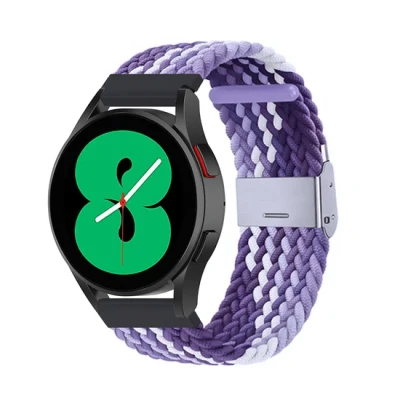 Afbeelding van Braided nylon bandje Lichtpaars / paars Xiaomi Mi Watch S1 Pro Active S2